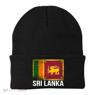 Sri Lanka Flag Beanie