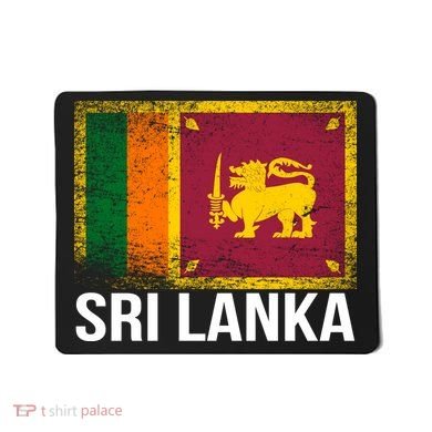 Sri Lanka Flag Mousepad