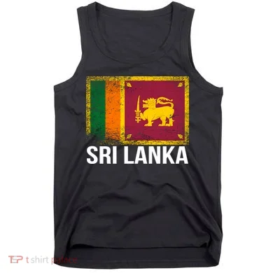 Sri Lanka Flag Tank Top