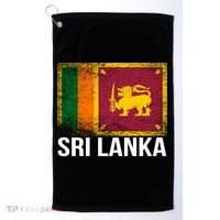 Sri Lanka Flag Golf Towel thumb 0