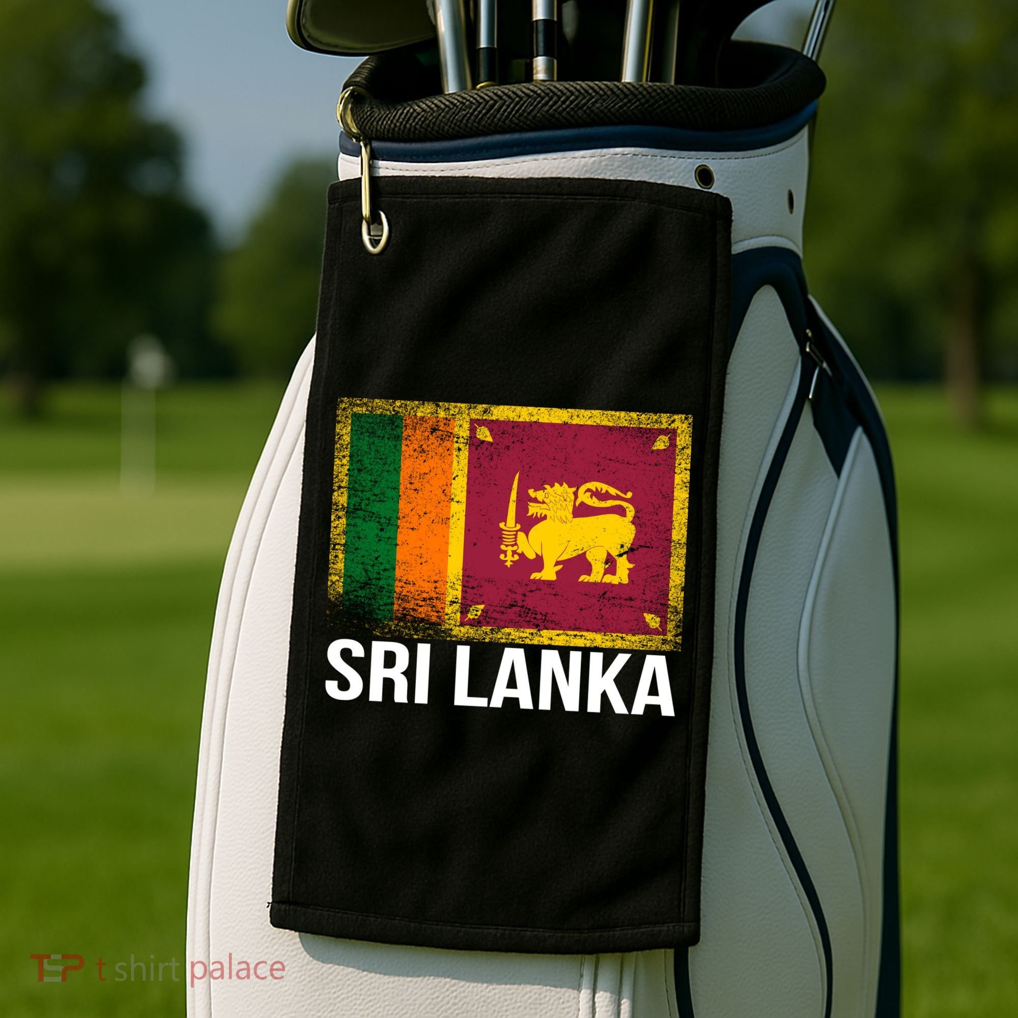 Sri Lanka Flag Golf Towel