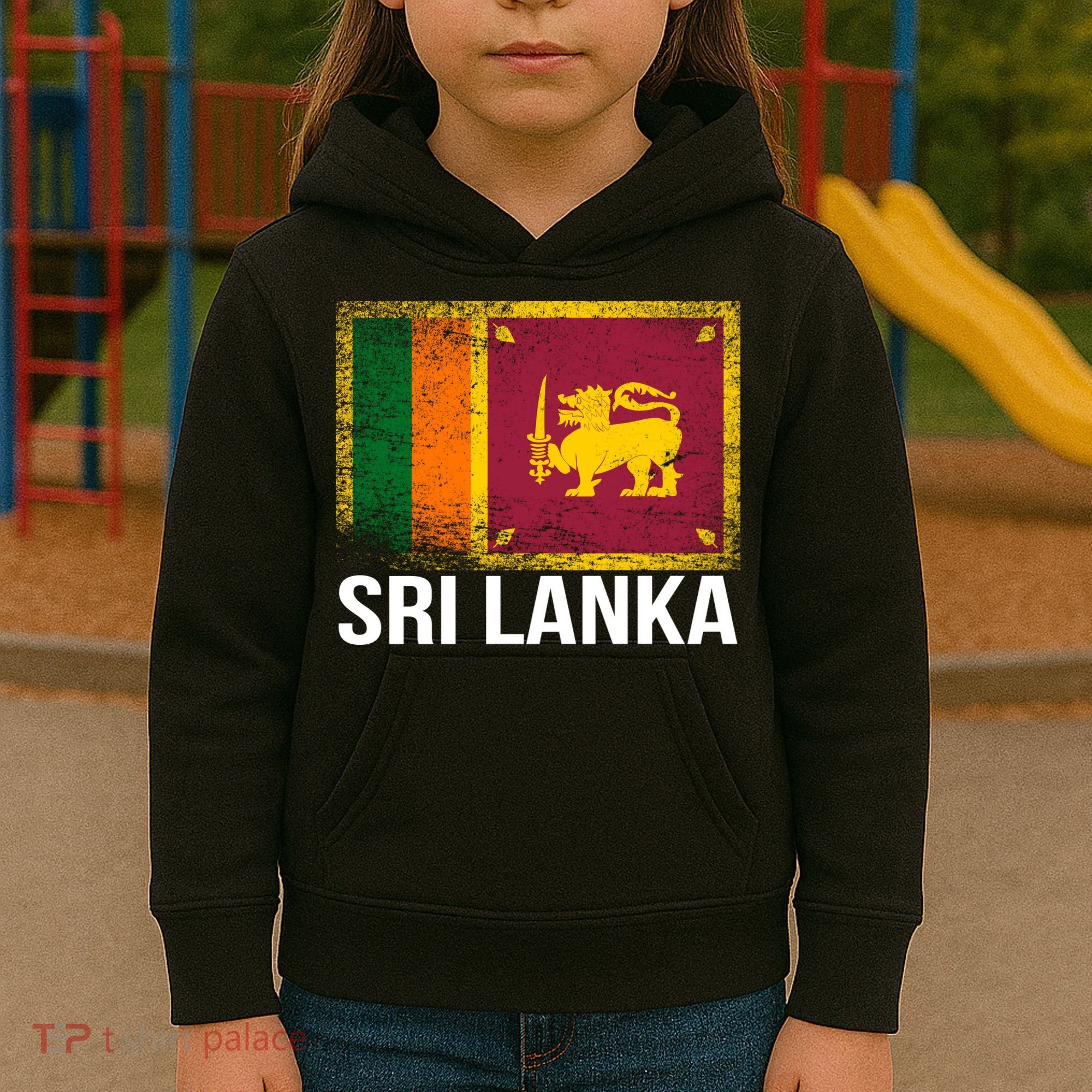 Sri Lanka Flag Kids Hoodie