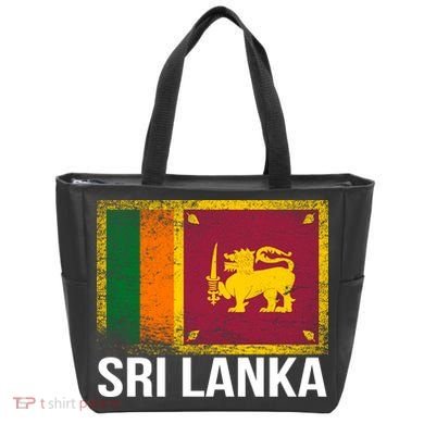 Sri Lanka Flag Tote Bag