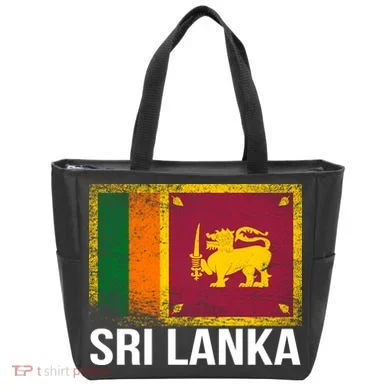 Sri Lanka Flag Tote Bag