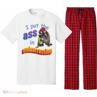 Raccoon I Put The Ass In Embarrassing Pajama Set thumb 0