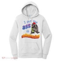 Raccoon I Put The Ass In Embarrassing Women's Hoodie thumb 0
