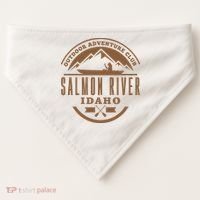 Salmon River Idaho Adventure Club USA-Made Doggie Bandana thumb 0