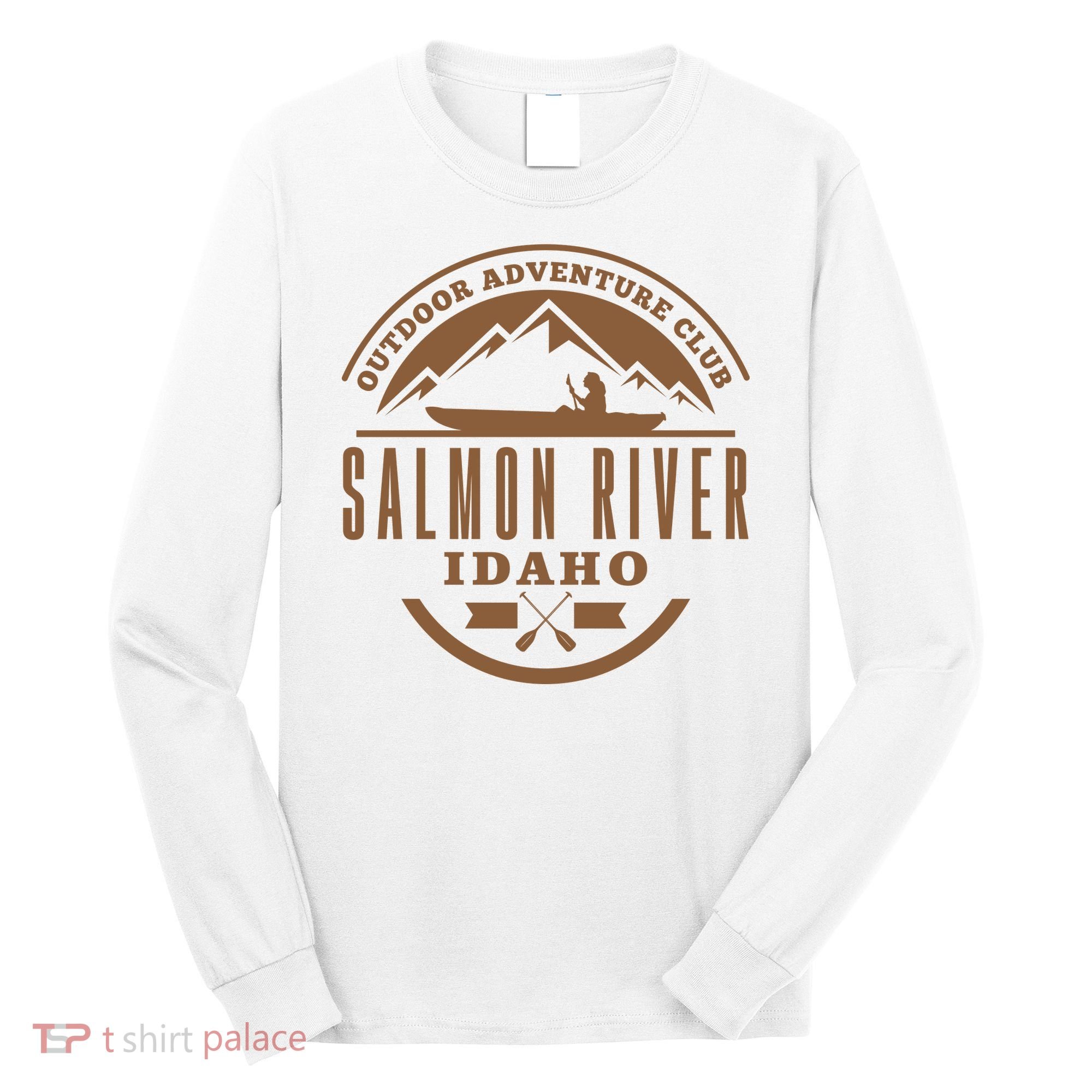 Salmon River Idaho Adventure Club Long Sleeve Shirt