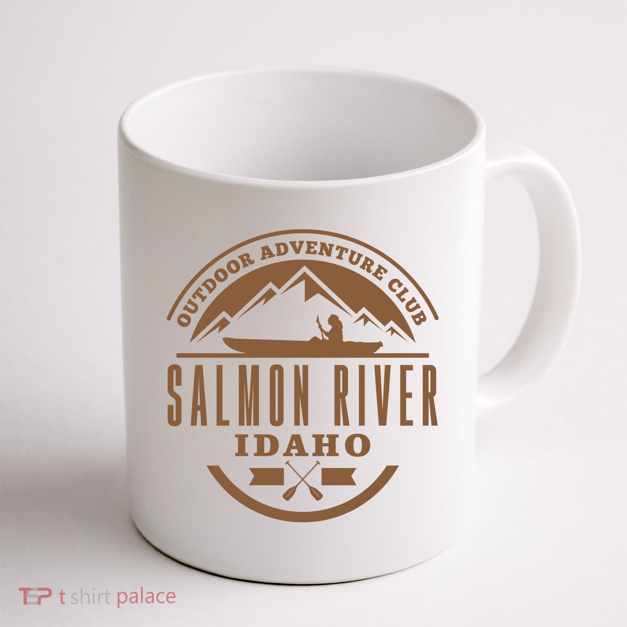 Salmon River Idaho Adventure Club Coffee Mug