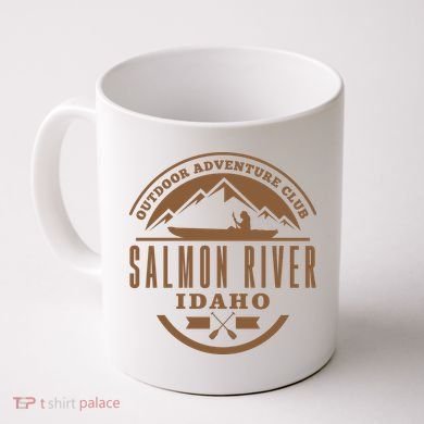 Salmon River Idaho Adventure Club Coffee Mug