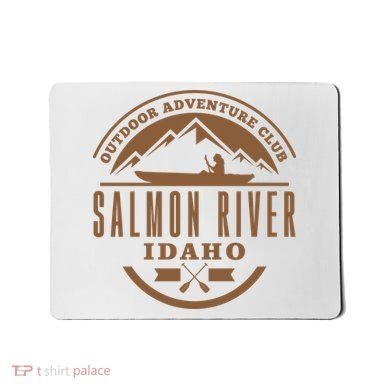 Salmon River Idaho Adventure Club Mousepad