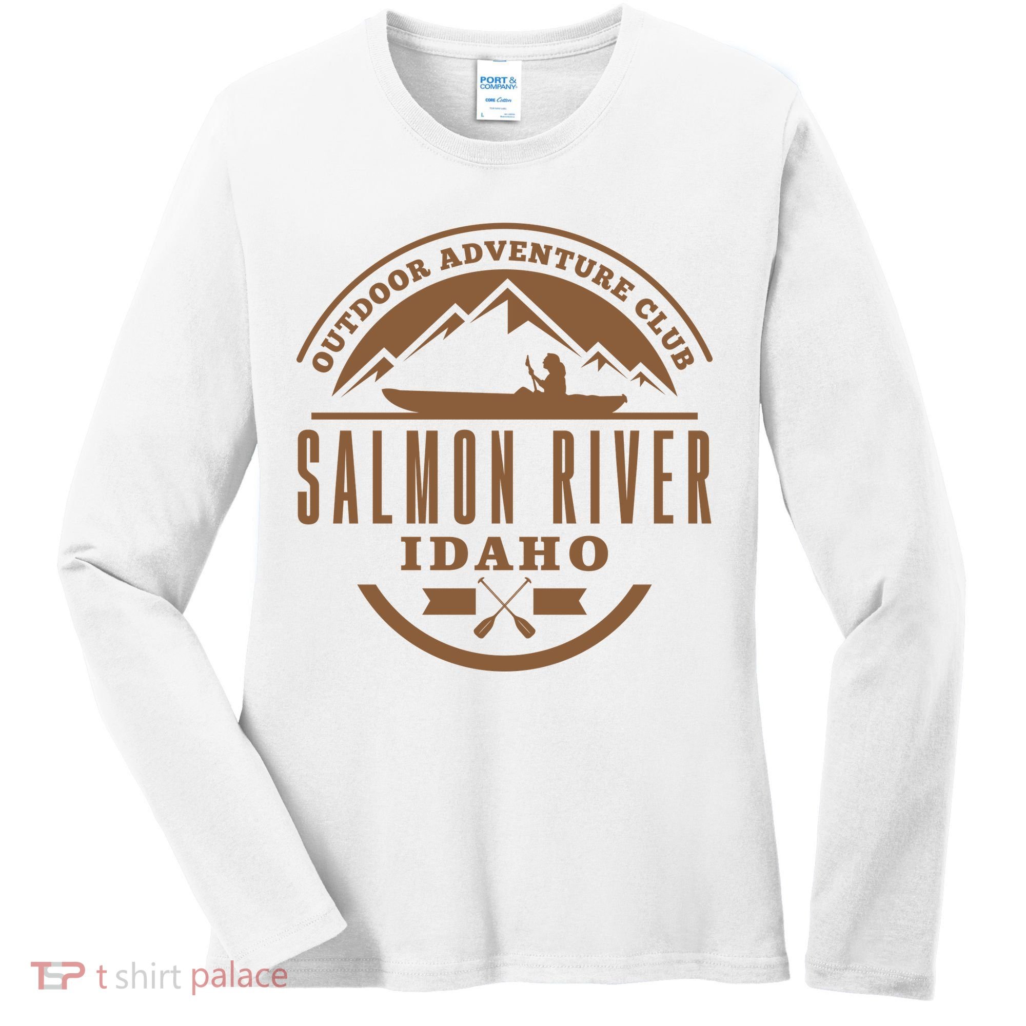 Salmon River Idaho Adventure Club Women's Long Sleeve Shirt