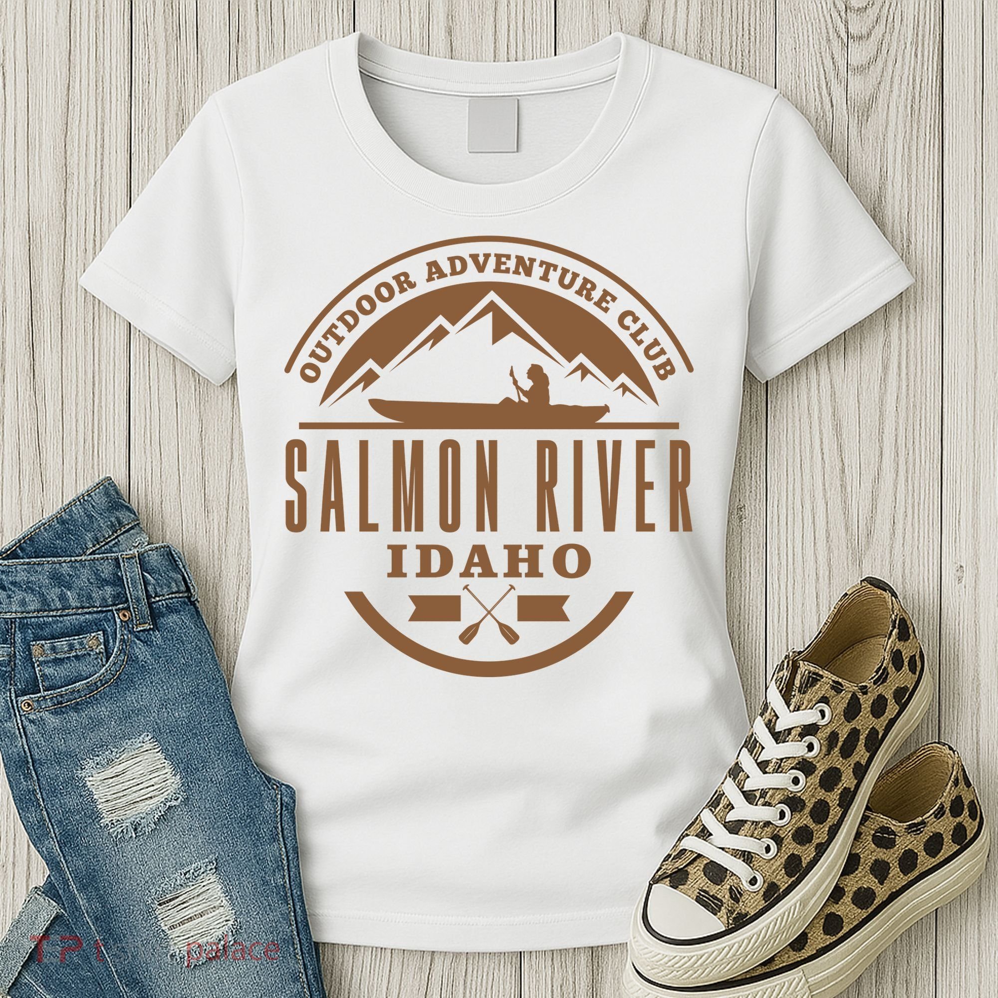 Salmon River Idaho Adventure Club Women's T-Shirt
