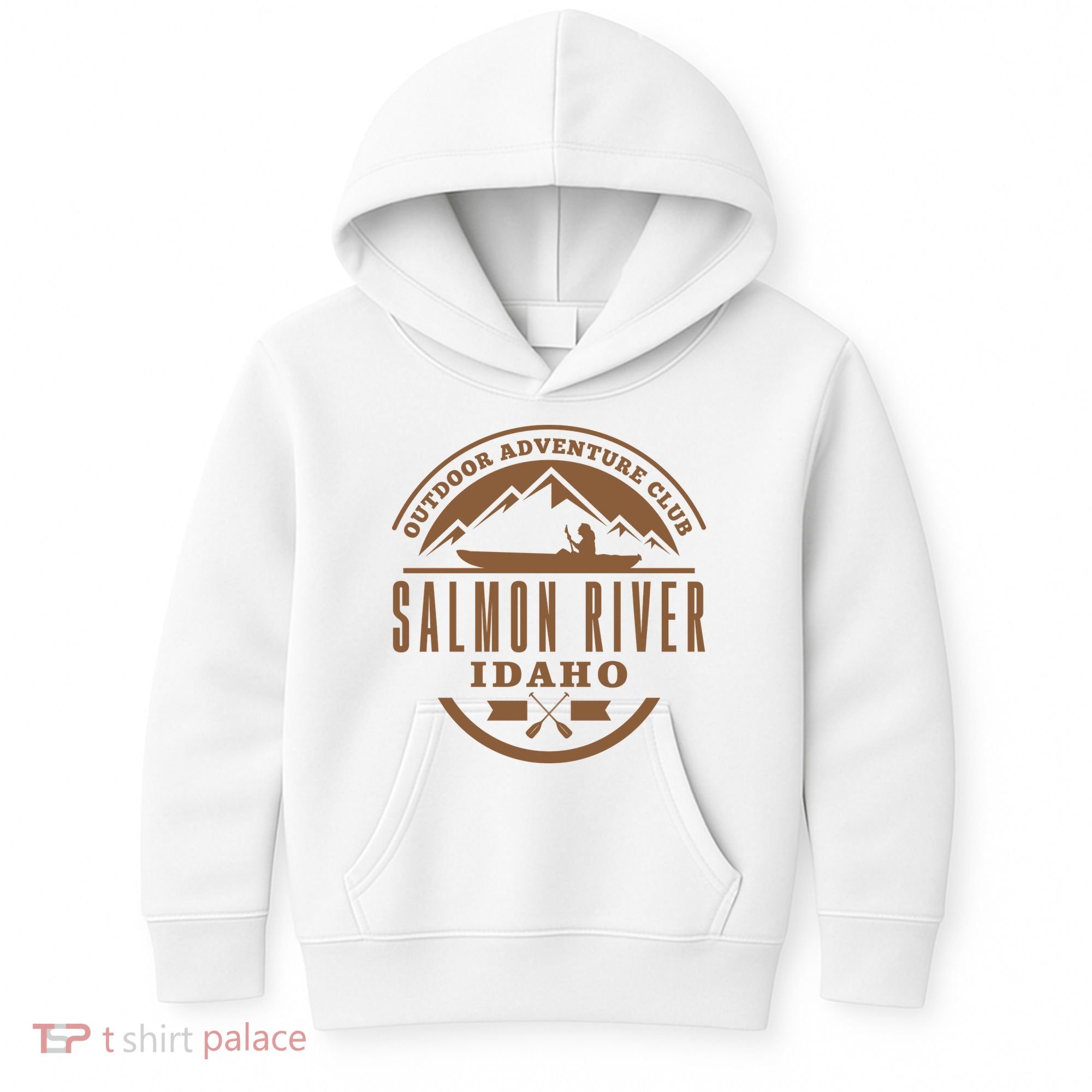 Salmon River Idaho Adventure Club Kids Hoodie