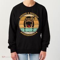 Strong Resilient Indigenous MMIW Awareness No Stolen Sisters Women's Sweatshirt thumb 0