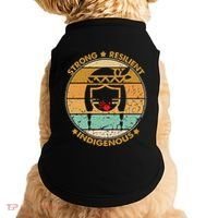 Strong Resilient Indigenous MMIW Awareness No Stolen Sisters Doggie Tank thumb 0
