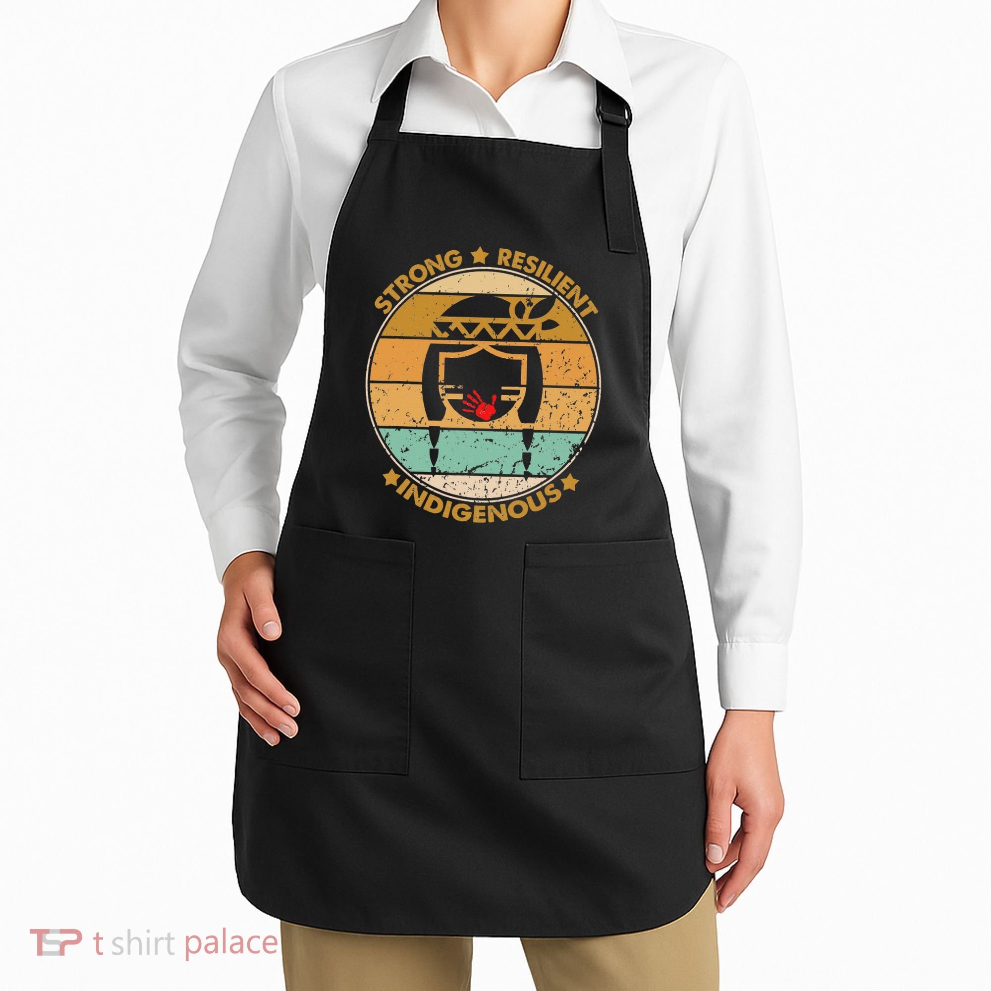 Strong Resilient Indigenous MMIW Awareness No Stolen Sisters Apron