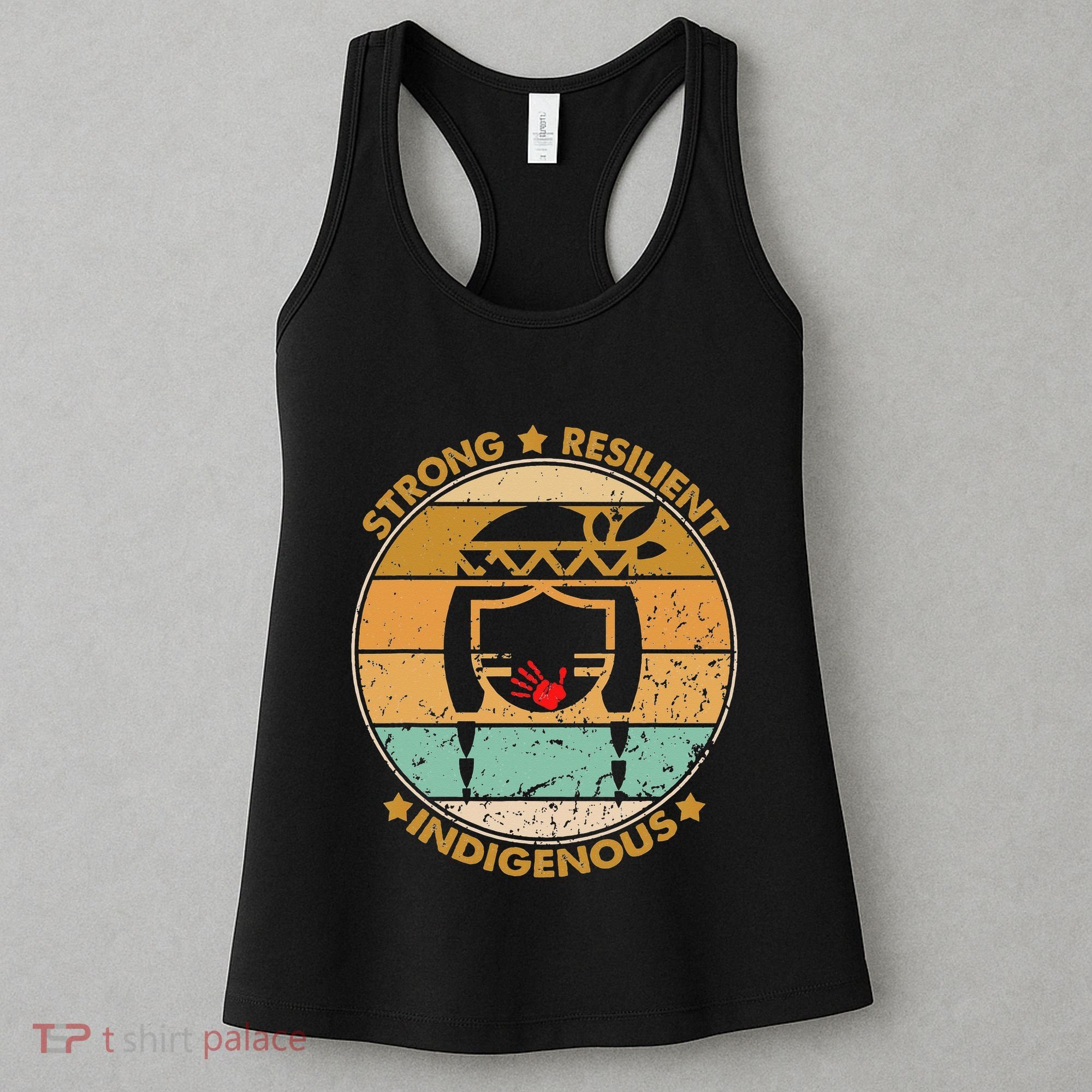 Strong Resilient Indigenous MMIW Awareness No Stolen Sisters Women's Tank Top