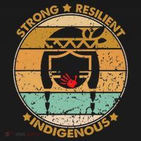 Strong Resilient Indigenous MMIW Awareness No Stolen Sisters Baby Bodysuit thumb 2