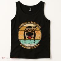 Strong Resilient Indigenous MMIW Awareness No Stolen Sisters Tank Top thumb 2