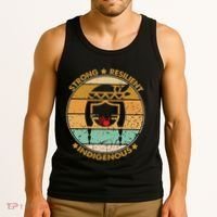 Strong Resilient Indigenous MMIW Awareness No Stolen Sisters Tank Top thumb 3