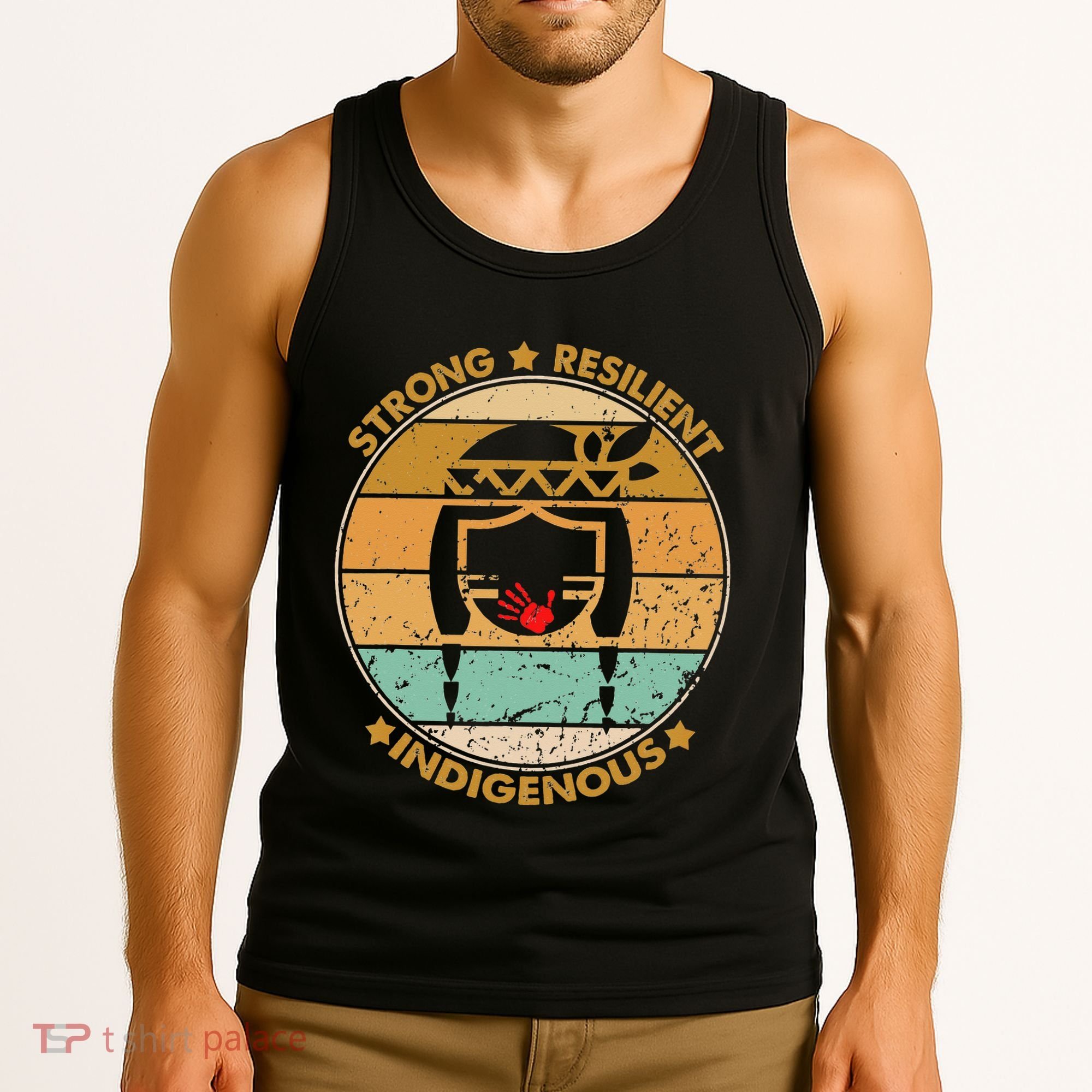 Strong Resilient Indigenous MMIW Awareness No Stolen Sisters Tank Top