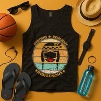 Strong Resilient Indigenous MMIW Awareness No Stolen Sisters Tank Top thumb 4