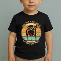 Strong Resilient Indigenous MMIW Awareness No Stolen Sisters Toddler T-Shirt thumb 2