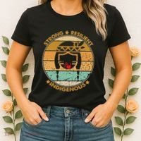 Strong Resilient Indigenous MMIW Awareness No Stolen Sisters Women's T-Shirt thumb 2