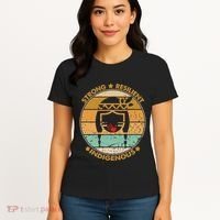 Strong Resilient Indigenous MMIW Awareness No Stolen Sisters Women's T-Shirt thumb 4