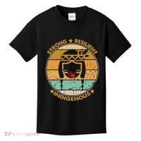 Strong Resilient Indigenous MMIW Awareness No Stolen Sisters Kids T-Shirt thumb 0