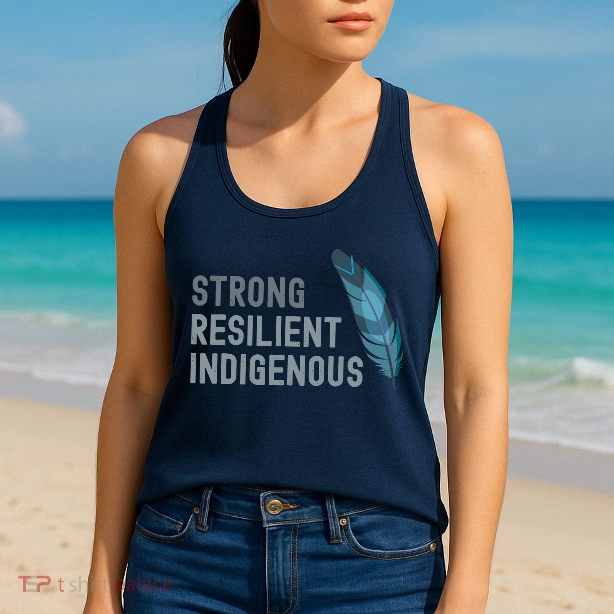 Strong Resilient Indigenous Women's Tank Top
