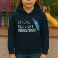 Strong Resilient Indigenous Kids Hoodie thumb 3