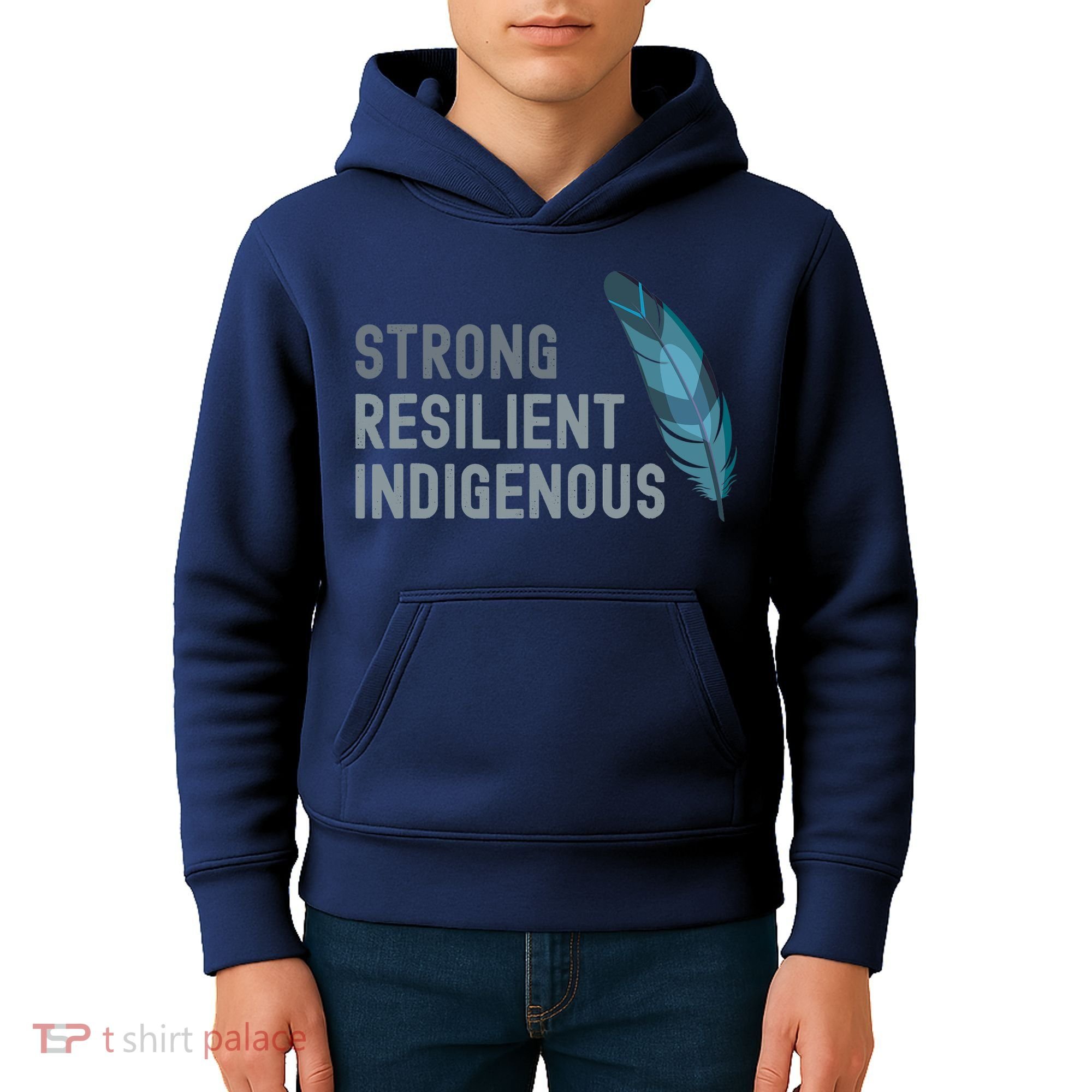 Strong Resilient Indigenous Kids Hoodie