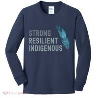 Strong Resilient Indigenous Kids Long Sleeve Shirt thumb 0