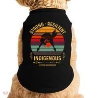 Strong Resilent Indigenous Native American Mmiw Awareness Doggie Tank thumb 0