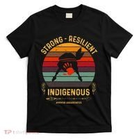 Strong Resilent Indigenous Native American Mmiw Awareness T-Shirt thumb 0