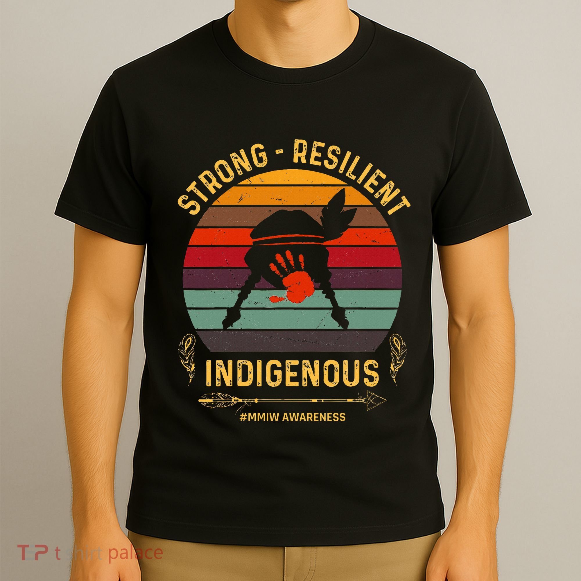 Strong Resilent Indigenous Native American Mmiw Awareness T-Shirt
