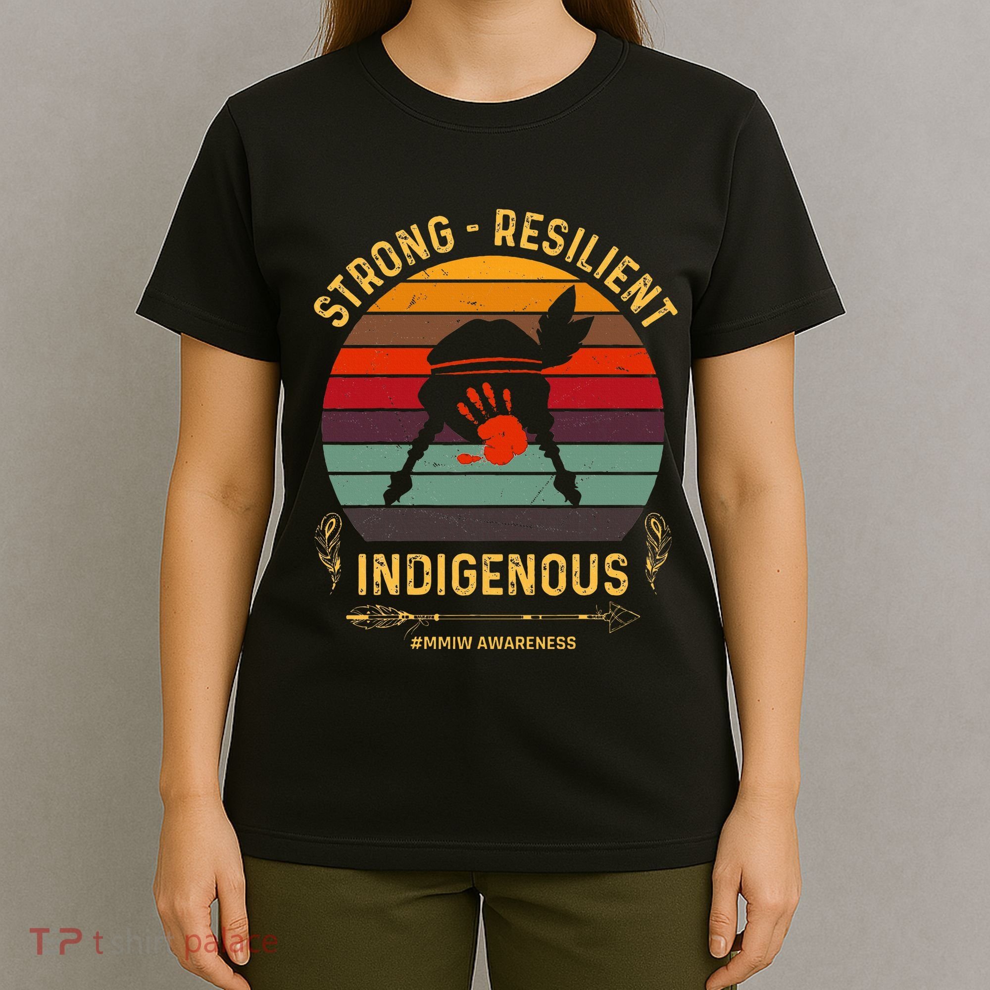 Strong Resilent Indigenous Native American Mmiw Awareness T-Shirt