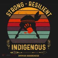 Strong Resilent Indigenous Native American Mmiw Awareness Mousepad thumb 1