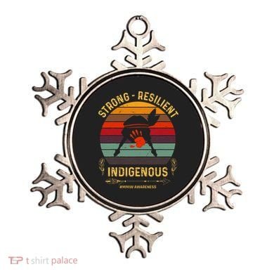 Strong Resilent Indigenous Native American Mmiw Awareness Ornament