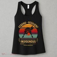 Strong Resilent Indigenous Native American Mmiw Awareness Women's Tank Top thumb 3