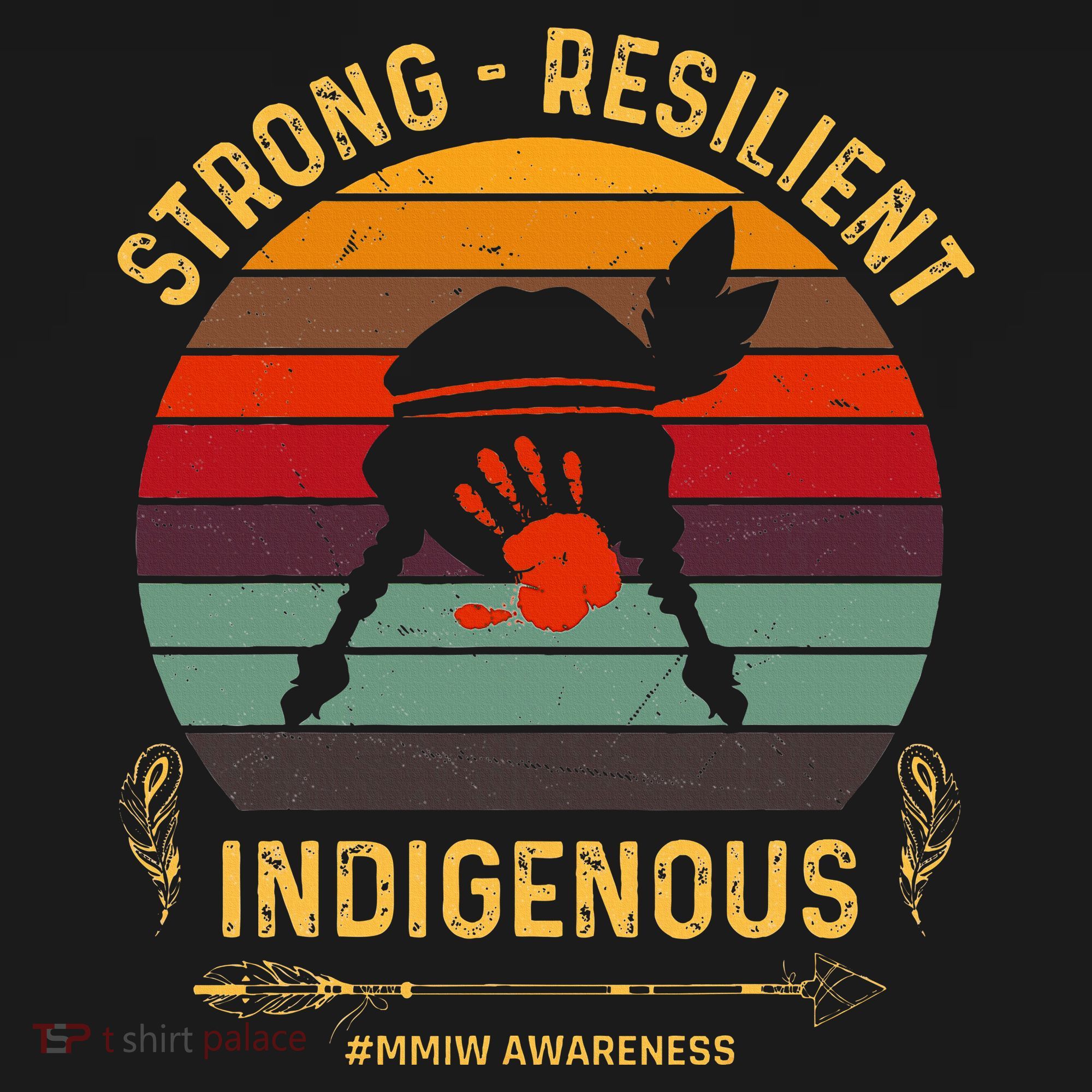 Strong Resilent Indigenous Native American Mmiw Awareness Women's Tank Top