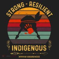 Strong Resilent Indigenous Native American Mmiw Awareness Hat thumb 2