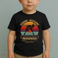 Strong Resilent Indigenous Native American Mmiw Awareness Toddler T-Shirt thumb 2