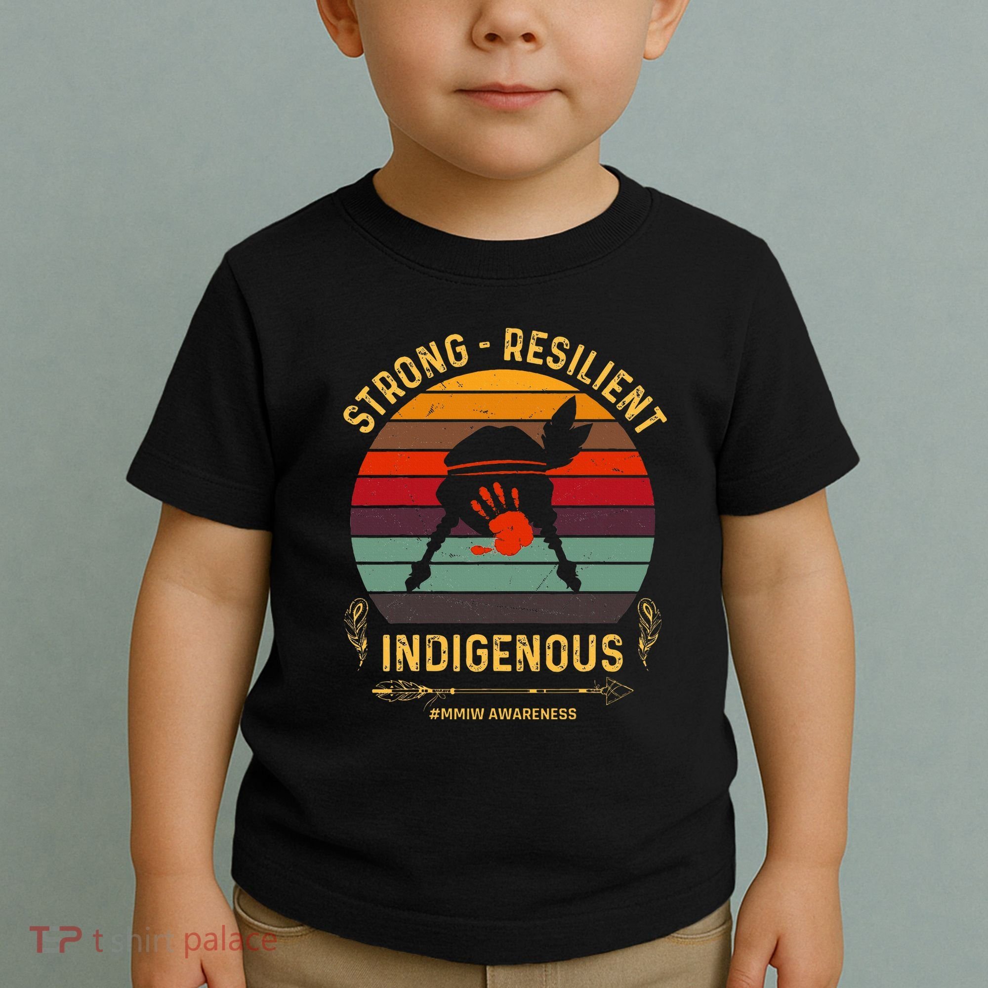Strong Resilent Indigenous Native American Mmiw Awareness Toddler T-Shirt