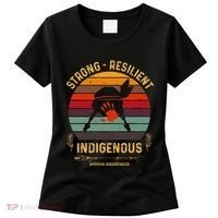 Strong Resilent Indigenous Native American Mmiw Awareness Women's T-Shirt thumb 0