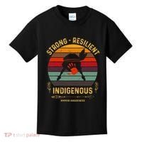 Strong Resilent Indigenous Native American Mmiw Awareness Kids T-Shirt thumb 0