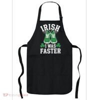 Shamrock Running Irish I Was Faster St Patricks Day Running Apron thumb 0