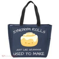 Synonym Rolls Just Like Grammar Used To Make English Teacher Tote Bag thumb 0